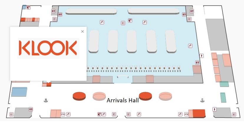 Klook Taoyuan-Terminal 2