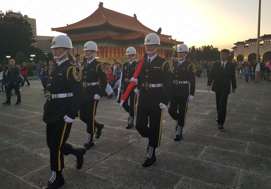 Chiang Kai Shek Memorial Hall Flag Ceremony