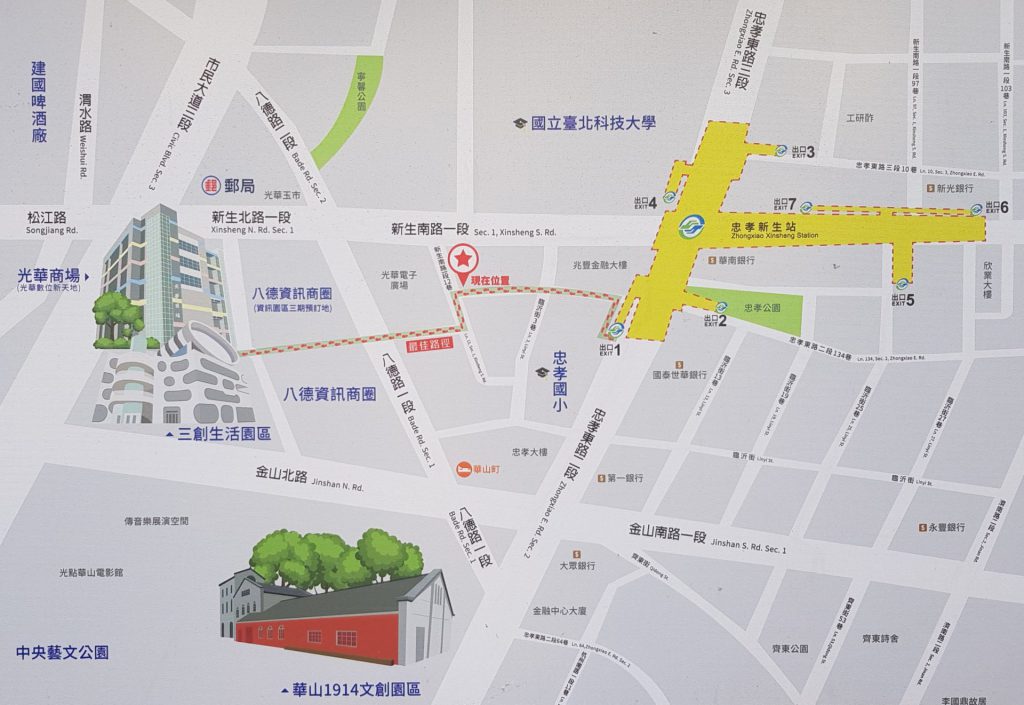 Taipei Technology District Map