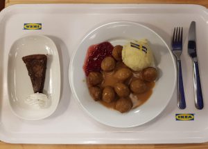 Tasty Swedish Meatballs at the Ikea Food Halls
