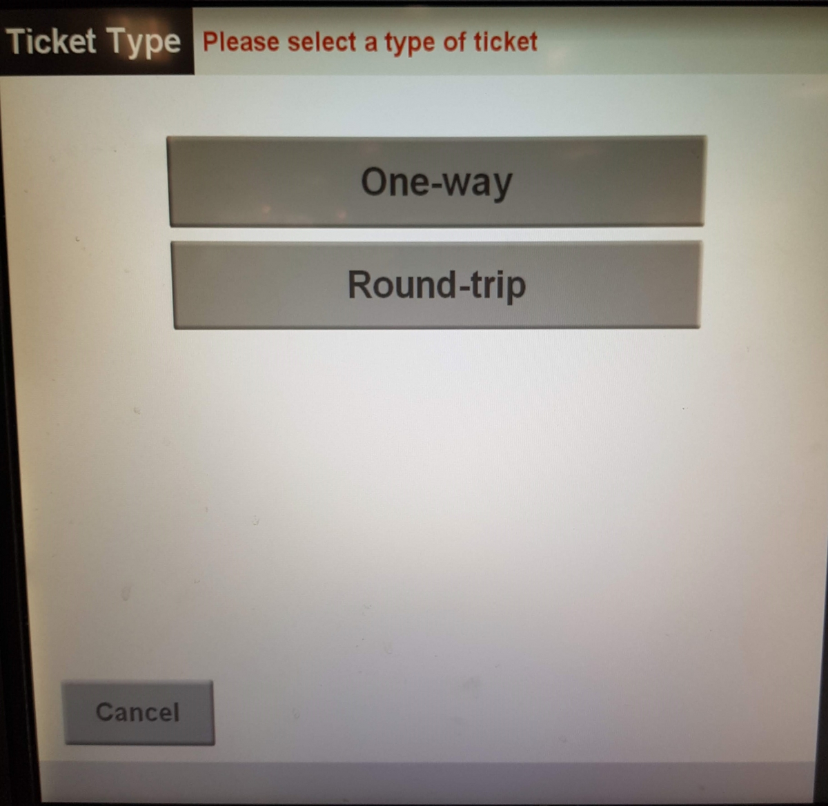 HSR Ticket Vending Machine