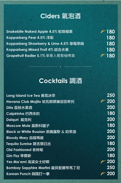 Revolver Menu