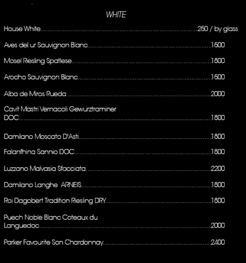 Woo Taipei Menu