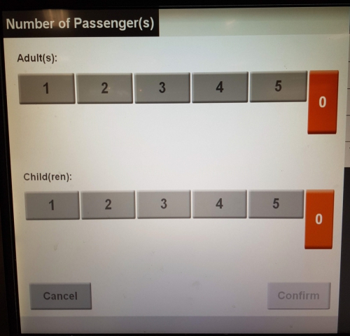 HSR Ticket Vending Machine